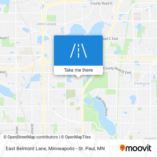 Mapa de East Belmont Lane