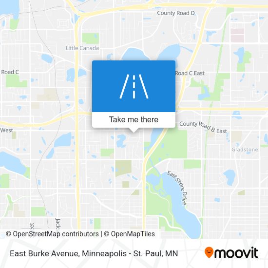 East Burke Avenue map