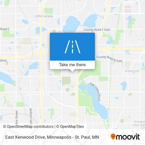 East Kenwood Drive map