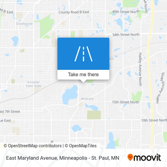 East Maryland Avenue map