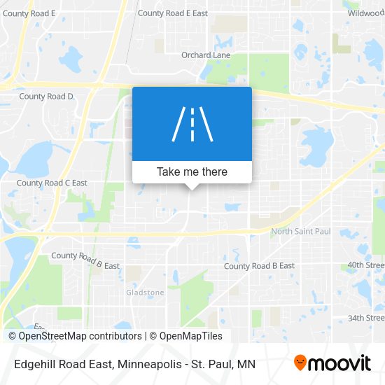 Edgehill Road East map