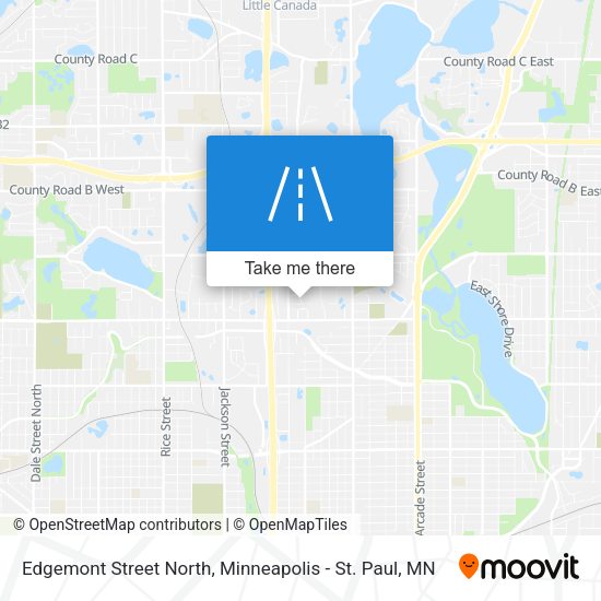 Mapa de Edgemont Street North