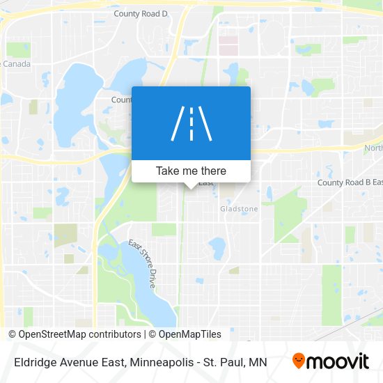 Eldridge Avenue East map