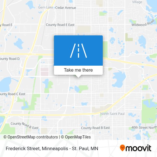Mapa de Frederick Street