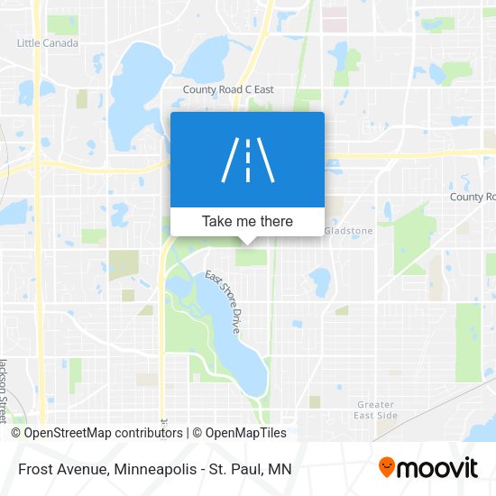 Frost Avenue map