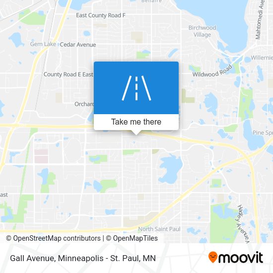 Gall Avenue map