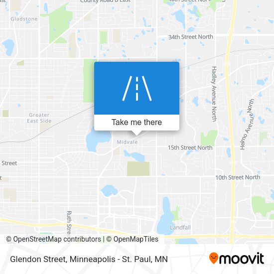 Glendon Street map