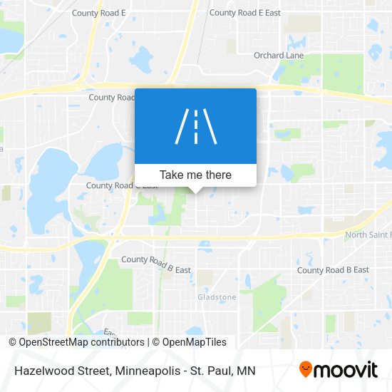 Hazelwood Street map