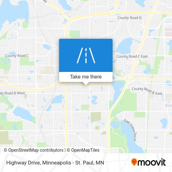Highway Drive map