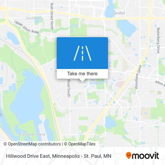 Mapa de Hillwood Drive East