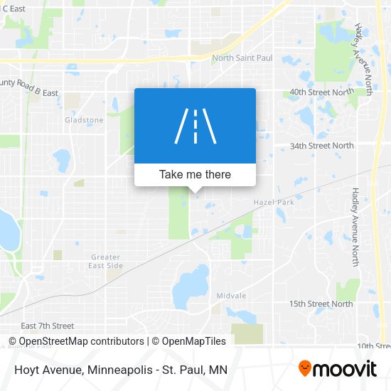 Hoyt Avenue map
