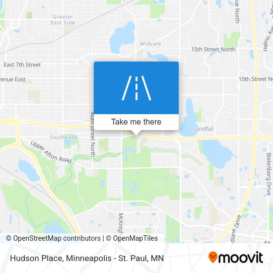 Hudson Place map