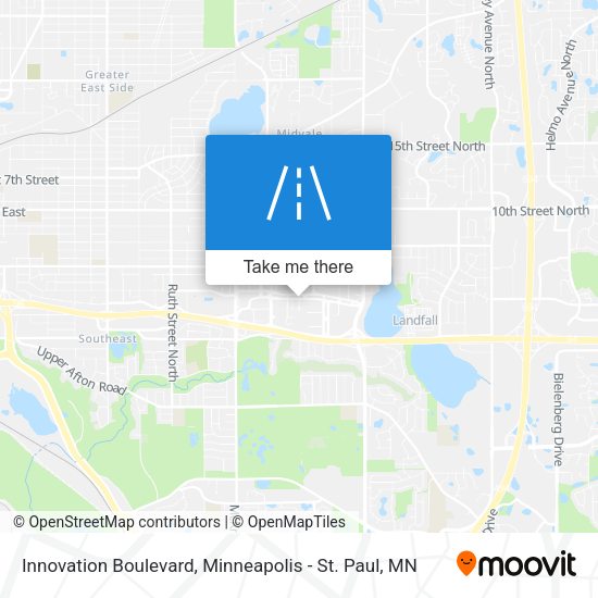 Innovation Boulevard map
