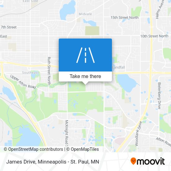 James Drive map