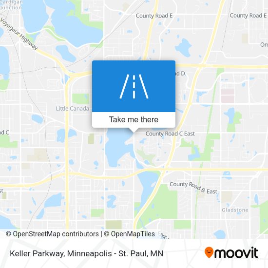 Keller Parkway map