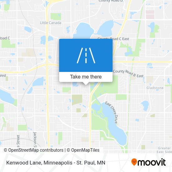 Kenwood Lane map