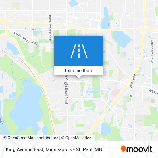 Mapa de King Avenue East