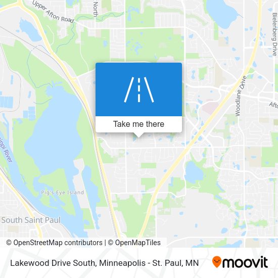 Mapa de Lakewood Drive South