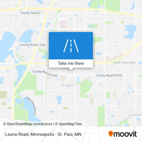 Mapa de Laurie Road