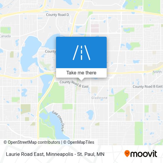 Mapa de Laurie Road East