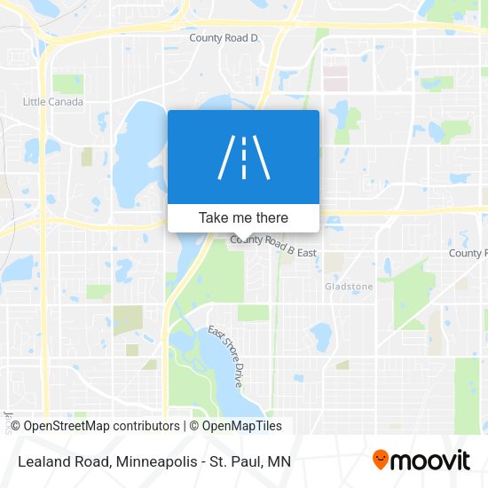 Lealand Road map