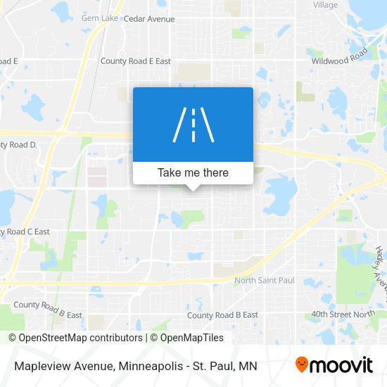 Mapa de Mapleview Avenue