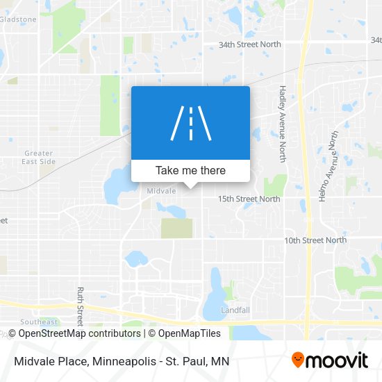 Midvale Place map