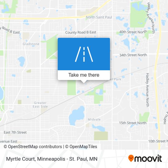 Myrtle Court map