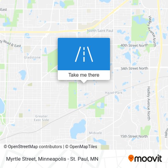 Myrtle Street map