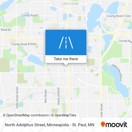 North Adolphus Street map