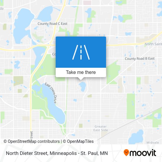 Mapa de North Dieter Street