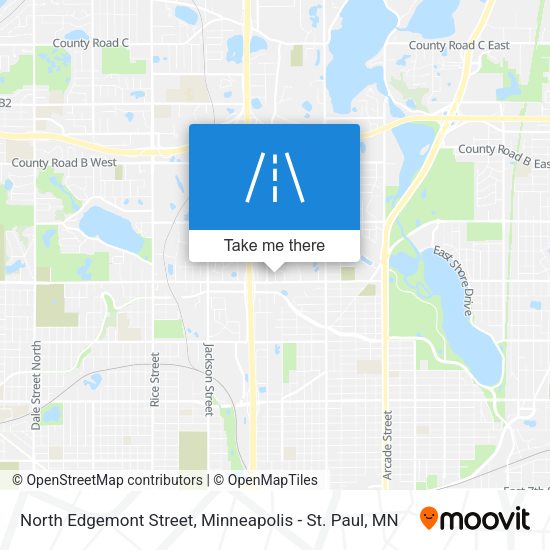 North Edgemont Street map