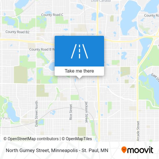 North Gurney Street map
