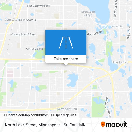Mapa de North Lake Street