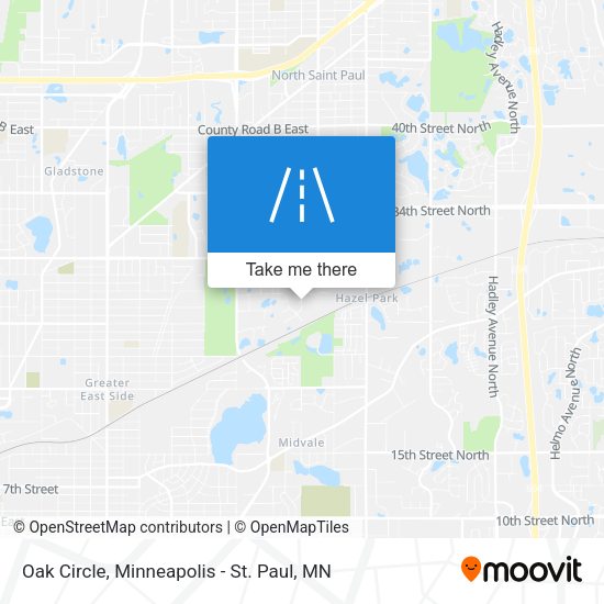 Mapa de Oak Circle