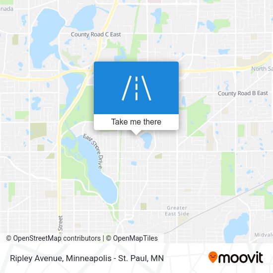 Ripley Avenue map