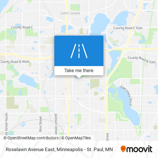 Roselawn Avenue East map