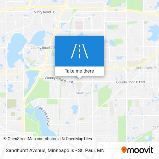 Mapa de Sandhurst Avenue