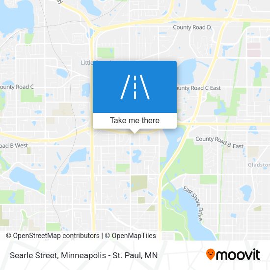 Mapa de Searle Street