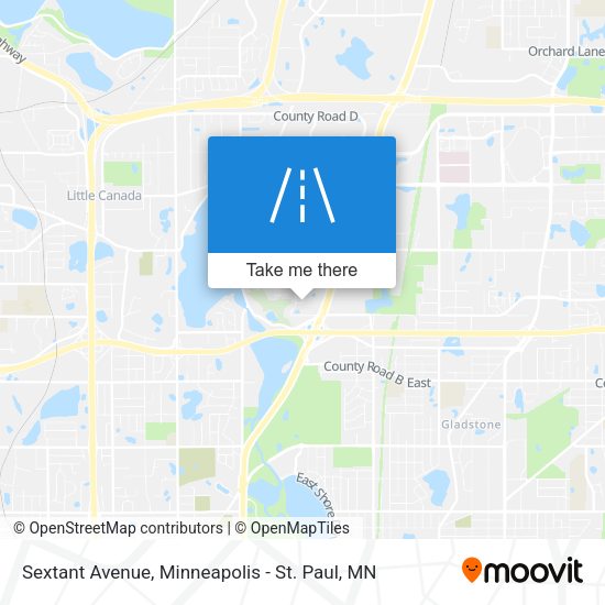 Sextant Avenue map