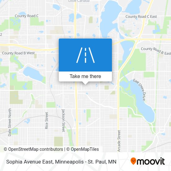 Mapa de Sophia Avenue East