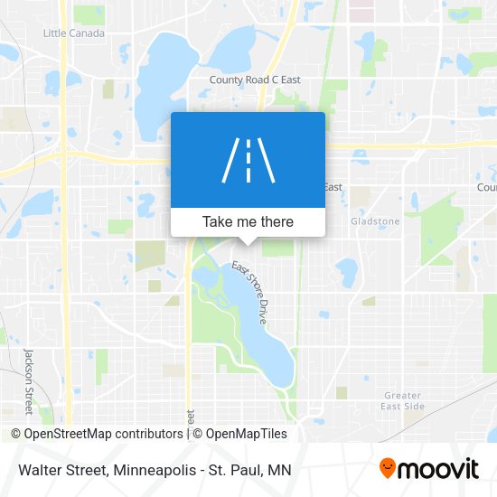 Walter Street map