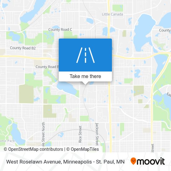 Mapa de West Roselawn Avenue