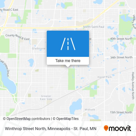 Mapa de Winthrop Street North