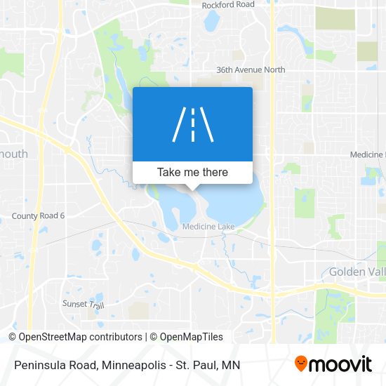 Peninsula Road map