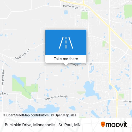 Mapa de Buckskin Drive