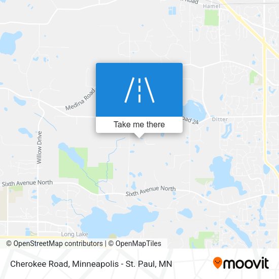 Mapa de Cherokee Road