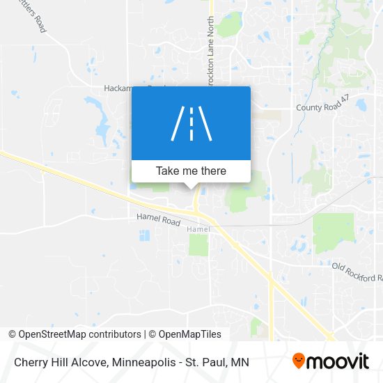 Cherry Hill Alcove map