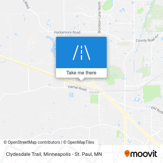 Mapa de Clydesdale Trail
