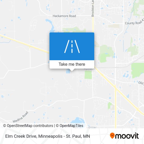 Elm Creek Drive map